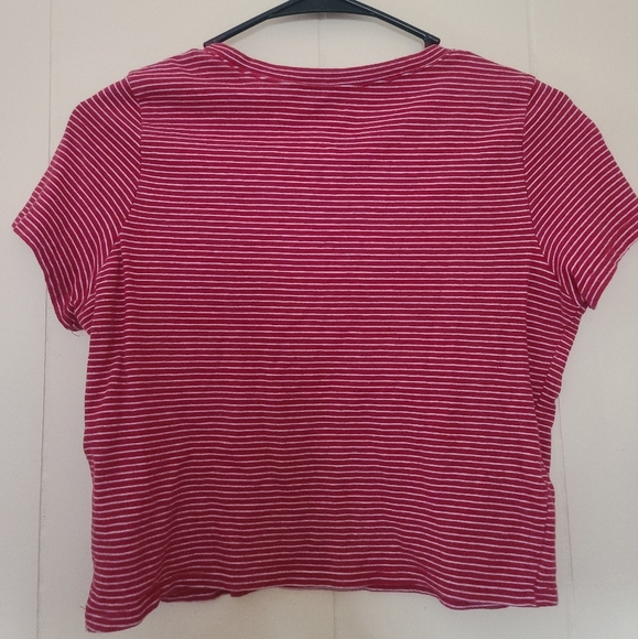Hollister red & white striped crop top - Picture 2 of 3